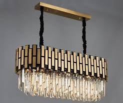 Oval Art Deco Chandelier Eleglam