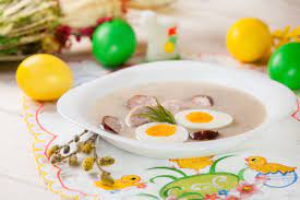 You begin with white, then begin to dye, starting with the light. Polish Easter Dinner Recipes Collection