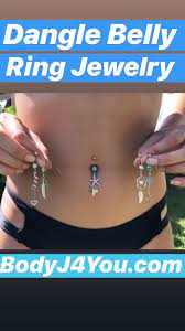 Bodyj4you Belly Button Rings Flower Seashell Nautical Steel Banana Bar 14g Girl Women Navel Piercing Video Video Belly Button Piercing Jewelry Emerald Earrings Studs Gold Earrings Studs