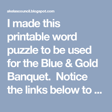 I Made This Printable Word Puzzle To Be Used For The Blue Gold Banquet Notice The Links Below To Print Out A Clear Pdf Copy Word Puzzles Blue Gold Words Validation of italian rebus puzzles and compound remote associate. i made this printable word puzzle to be