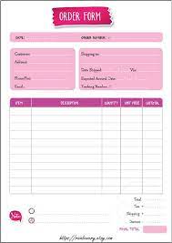 Order Form Template Printable Small Business Order Form Invoice Template Generic Order Form Blank Order Form Template Invoice Printable Printable Invoice Templates Printable Free Template Printable