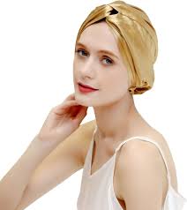 ZIMASILK Touca de seda 22 Momme 100% amoreira para dormir e cuidar do  cabelo feminino, envoltório de cabelo de seda 6A de alta qualidade para  dormir com elástico premium Stay On Head (