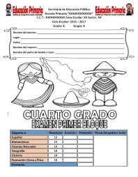Del poblamiento de américa al inicio de la agricultura, mesoamérica, el encuentro de américa y europa, la formación de una nueva primaria. Examen Del Cuarto Grado Del Primer Bloque Del Ciclo Escolar 2016 2017 Con Hoja De Respuestas Material Educativo