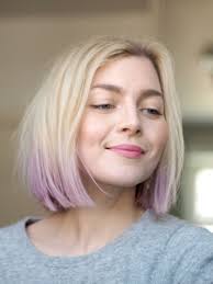 Dip Dyed Pastel Hair Lilac Lavender Violet Photo Pupulandia Dip Dye Hair Short Lavender Hair Hair Color Pastel