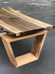 Sold Live Edge Coffee Table Black Walnut And Maple Coffee Table Floating Slab Coffee Table Modern Live Edge Furniture Live Edge Coffee Table Crate Coffee Table Live Edge Furniture