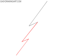 Learn how to draw a lightning bolt step by step in this drawing lesson! How To Draw A Lightning Bolt Easy Drawing Art