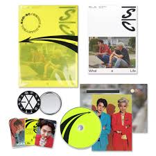 Easy order, safe payment, fast worldwide shipping. Exo Sc Exo Sc 1st Mini Album What A Life Sc2019 Y Ver Cd Booklet Folded Poster On Pack Photocard Name Tag Sticker Postcard Official Poster Free Gift Amazon Com Music