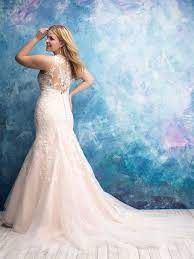 W436 Allure Bridals Available At Lulu S Bridal Boutique Lulu S Bridal Dallas Texas Fi Allure Bridal Fit And Flare Wedding Dress Fitted Wedding Dress