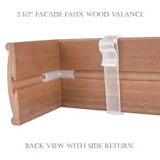 Choose from a huge selection of window treatment valances in uae at best prices. 2 1 2 Faux Wood Blind Valance Custom Made From 8 92 Inches