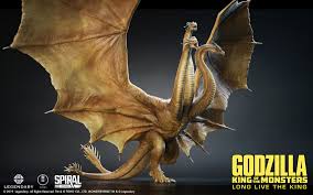 King Ghidorah Statue Teaser Zbrushcentral In 2020 Statue King Movie Monsters