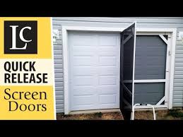 2 car white garage door insulation kit r8 16x7 (21inch) (gorilla glue). Amazing Diy Garage Screen Doors Quick Release Hinged No Sewing Required Youtube