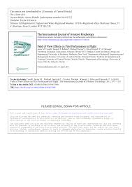 Pdf Field Of View Effects On Pilot Performance In Flight