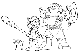 They are all free to print, and the kids will love coloring them in. Lego Moana Maui And Pua Coloring Pages Cartoons Coloring Pages Coloring Pages For Kids And Adults