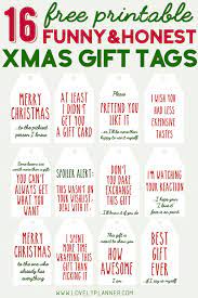 16 Free Printable Funny Honest Christmas Gift Tags Lovely Planner Funny Christmas Gift Tags Funny Christmas Tags Free Christmas Tags Printable