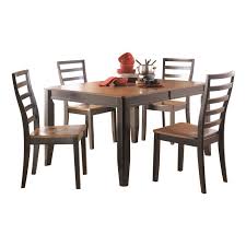 Alonzo 5 Pc Dining Package Wg R Furniture Dining Table In Kitchen Side Chair Dining Room Butterfly Dining Table
