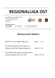 The latest regionalliga ost table (including home and away) sections, results, fixtures and top scorers chart. Https Www Bfv At Rlo Richtlinien 20 21 Pdf Ch Siyft9pp Hp 17 129 De