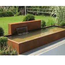adezz corten steel waterfall wall freestanding wall and waterblade tuin waterpartijen tuinvijver tuin