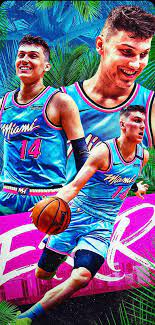 Tyler herro themes & new tab is a cool extension with 4k wallpapers,and more amazing features. Wallpaper Florido Do Tyler Herro In 2021 Nba Miami Heat Miami Heat Basketball Nba Basketball Art