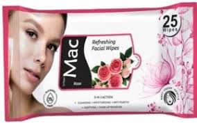 Craz Professionals Urban MAC ROSE Refreshing Facical Wipes