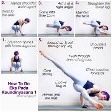 1 011 Likes 140 Comments Laura Large Omniyogagirl On Instagram How To Do Eka Pada Koundinyasana Advanced Yoga Arm Balance Yoga Poses Yoga Techniques