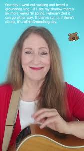 Groundhog Day song for children. Read Sing Write tour way through FEB.  holidays!#singplaycreate #edutiktok #preschool #tiktokteacher #kindergarten  #childrenssongs #childrensmusic #literacy