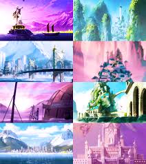 Korra Scenery Legend Of Korra Scenery Meme Blue Purple Legend Of Korra Avatar The Last Airbender The Last Airbender