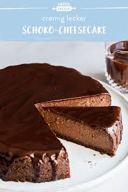 Schoko Cheesecake Schoko Kasekuchen Zum Dahinschmelzen Die Besten Backrezepte Mit Gelinggarantie Rezept In 2020 Einfach Backen Kuchen Und Torten Rezepte Schokoladenkasekuchen