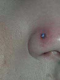 Got My Nose Pierced Two Years Ago Switched To A Hoop One Year Ago Yesterday I Changed It To A Snap Stud My Piercer Gave Me Permission And It Seemed Too Thick