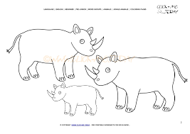 The original format for whitepages was a p. Coloring Page Rhinos Color Picture Of Rhinos