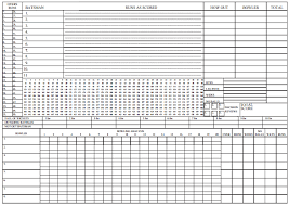 5 Cricket Score Sheets Excel Word Excel Templates