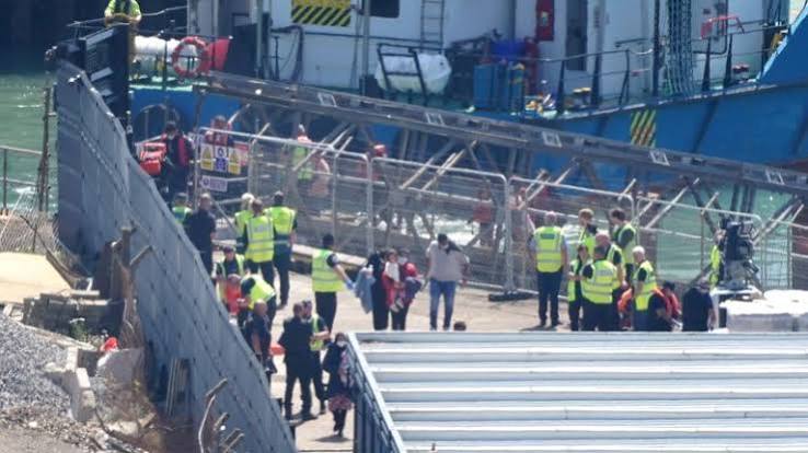 Migrant crossings: Highest number of people make dangerous Channel journey in a single day so far this year | UK News | Sky News