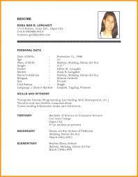 A bio data for job that highlights your best qualities should convince the recruiter or the employer about your qualifications before attending an interview. Simple Biodata Format For Job Fresher 5 Books Historical Simple Resume Format Job Resume Format Job Resume Template