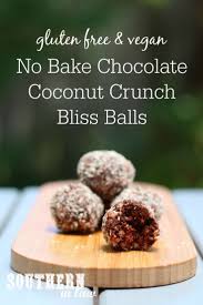 Recipe No Bake Chocolate Coconut Crunch Bliss Balls Sugar Free Snacks Nut Free Recipes Nut Free Desserts