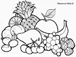Contoh gambar mewarnai buah apel anak sekolah. Belajar Mewarnai Buah Buahan Dunia Mewarnai