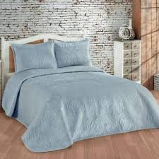 dinarsu yatak ortusu olivia indigo dinarsu cift kisilik yatak ortuleri