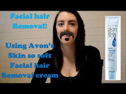 If hair does not wipe off … Avon S Facial Hair Removal Cream Youtube