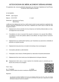 L'attestation de domiciliation de la sas chez son président est un document qui sera nécessaire à l'immatriculation d'une sas dont le siège social est fixé au domicile de son président. Attestation This Is The Form You Need To Be Out At Night In France S Curfew Zones The Local