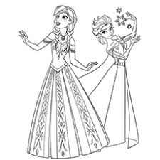 Anna and elsa rearranging the snowy parts of olaf's body. 50 Beautiful Frozen Coloring Pages For Your Little Princess
