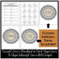 Equations Of Lines Stained Glass Window Color By Number By Mandy S Math World Glass Window Equations Window Color