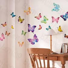 This product is rated 93 out of 100. Moving Butterflies Large Wall Decals Stickers Appliques Home Decor