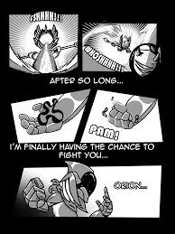 Did this one using only paint tool sai. Artemis Vs Orion First Page Wip Brawlhalla