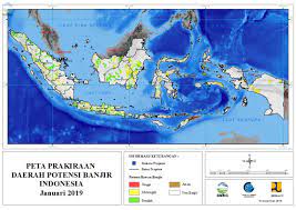 Jakarta cerah berawan, jambi berkabut jumat, 30 april 2021 13:04 wib simak prakiraan cuaca dari badan metreologi, klimatologi, dan geofisika (bmkg. Prakiraan Daerah Potensi Banjir Bulan Januari Februari Dan Maret 2019 Bmkg