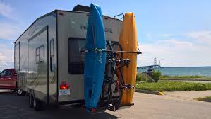 Buy 5th wheel pin boxes✅. Vertical Yakups Brand Rv Kayak Carrier For Bikes Kayaks Paddleboards