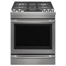 This can sometimes prompt the oven's computer to reset and release the lock button. Jenn Air Jgs1450fs Euro Style 30 Slide In Gas Range Jgs1450fs H H Appliance Center