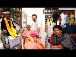 Videos Matching M Karunanidhi With Wives Daughters And Sons