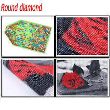 How big is a damask wedding cross stitch? 5d Diy Diamond Painting Window View Cross Stitch Full Square Diamond Embroidery Hobbit Village Scenery Picture Room Wall Decor Diamond Painting Cross Stitch Aliexpress
