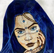 BERBER by Béatrice Alice LAFITTE IRIGARAY (2017) : Painting Enamel, Resin 