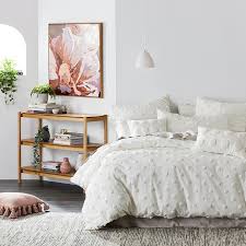 Picket house furnishings addison white twin panel 6pc bedroom set bp700tb6pc. Metro Addison Chenille Quilt Cover Set Outlet Adairs