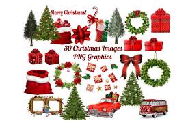 Download 30 Christmas Clip Art Images Bundle Graphic By Scrapbook Attic Studio Creative Fabrica SVG Cut Files