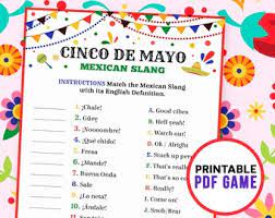 As you may have surmised, we cel. Cinco De Mayo Game Etsy